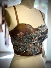 Cargar imagen en el visor de la galería, Brown Bustier Top