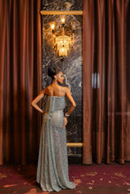Cargar imagen en el visor de la galería, Strapless Sequin Gown with Slit