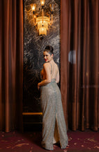 Cargar imagen en el visor de la galería, Draped Sequin Evening Dress