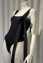 Cargar imagen en el visor de la galería, All Black Bodysuit with Ribbon