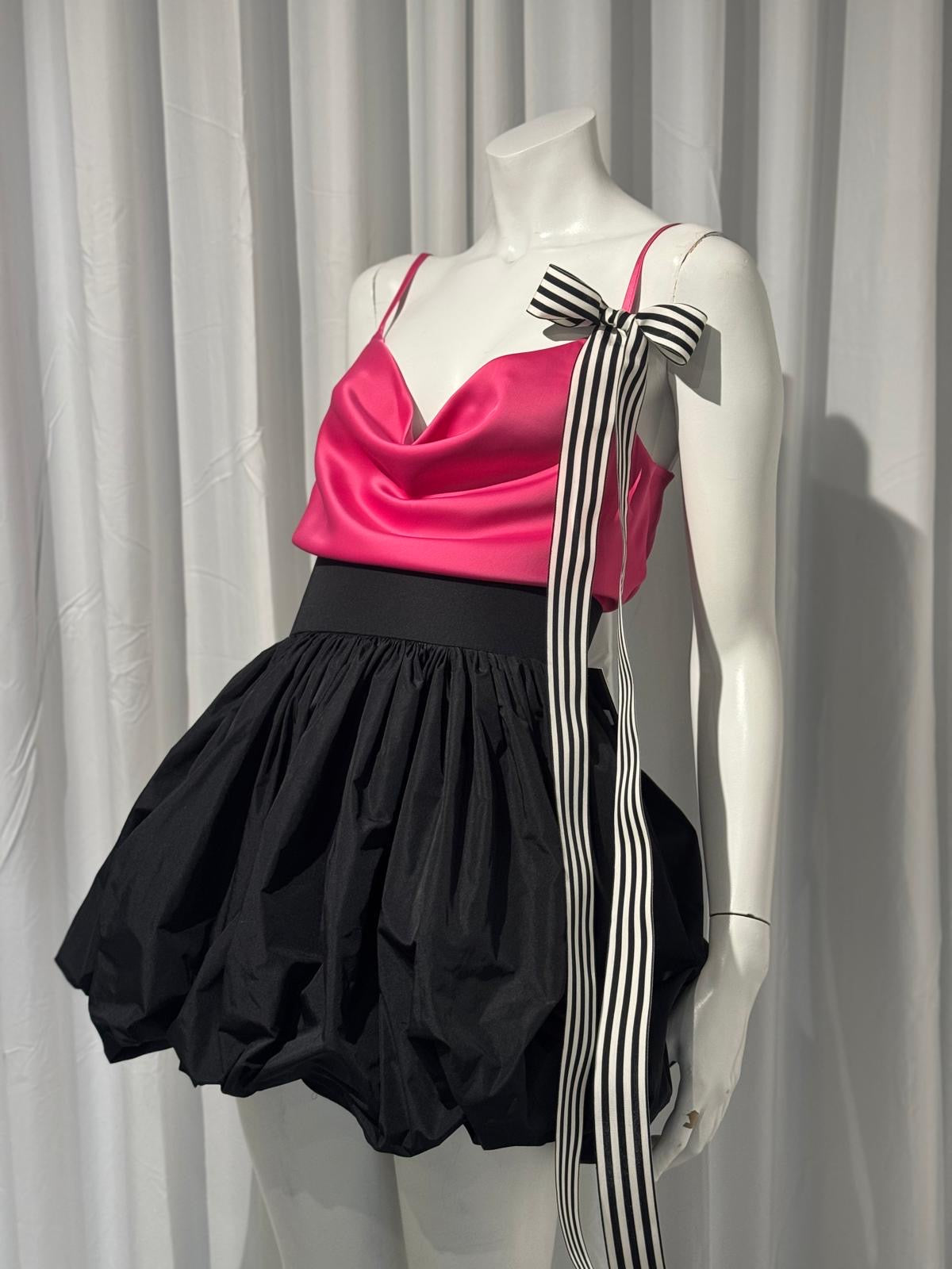 Black Bubble Skirt