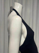 Cargar imagen en el visor de la galería, Deep V Bodysuit with Striped Ribbon