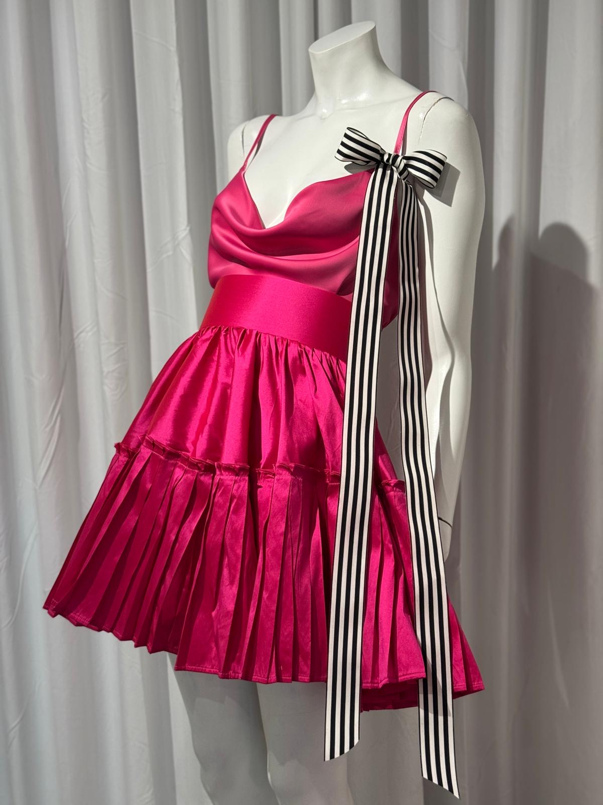 Fuchsia Ruffle Skirt