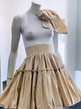 Cargar imagen en el visor de la galería, Bow Reverie Bodysuit — White or Black Bodysuit with Taffeta Bow