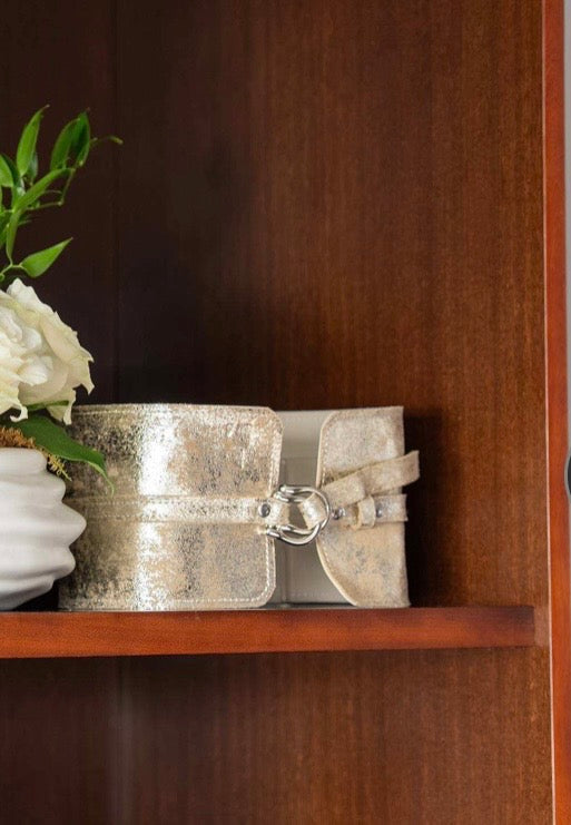 Leather obi belt