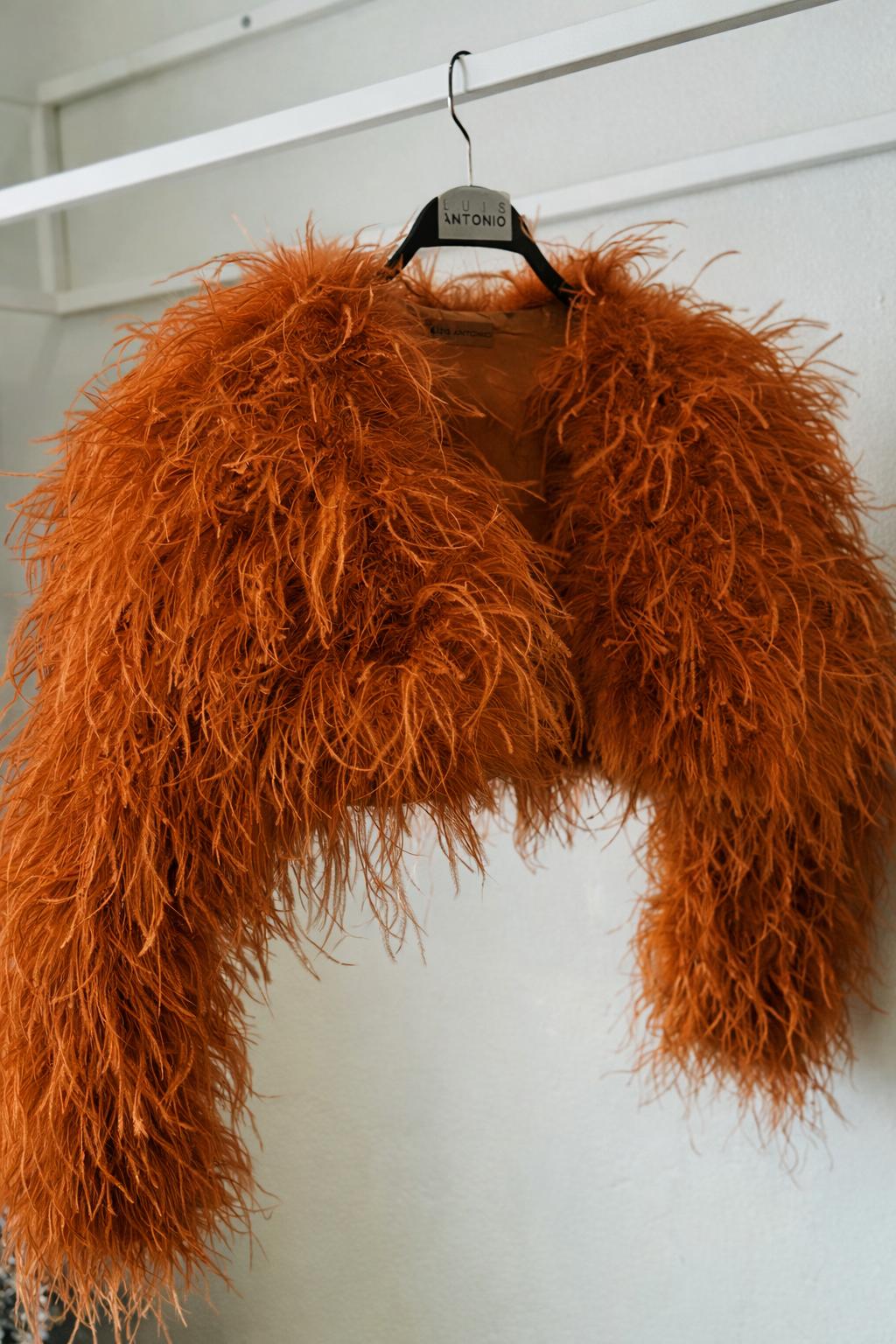Ostrich Feather Jacket