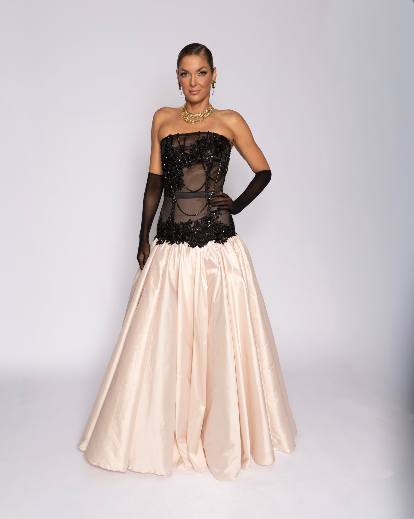 Nocturne Blush Gown