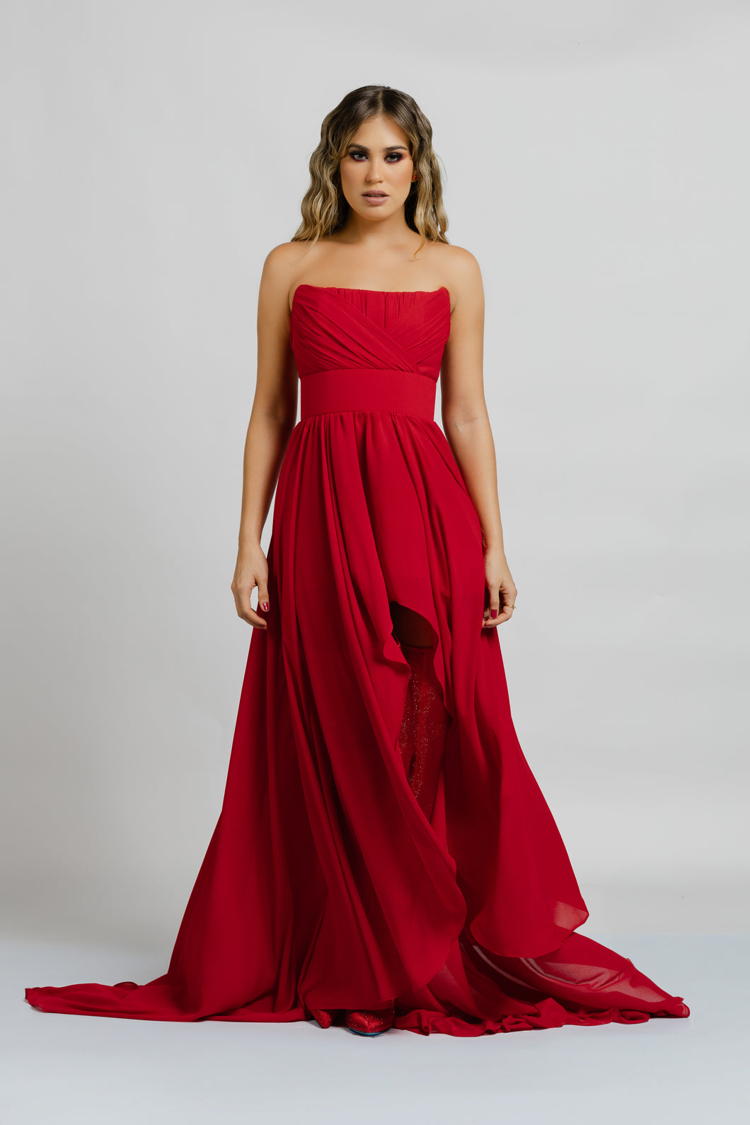 Red Blakeman dress