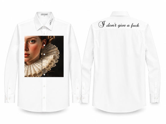 White shirt - I don’t give a fuck