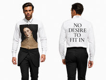 Cargar imagen en el visor de la galería, White shirt - No desire to fit in
