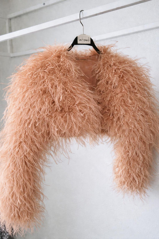 Ostrich Feather Jacket