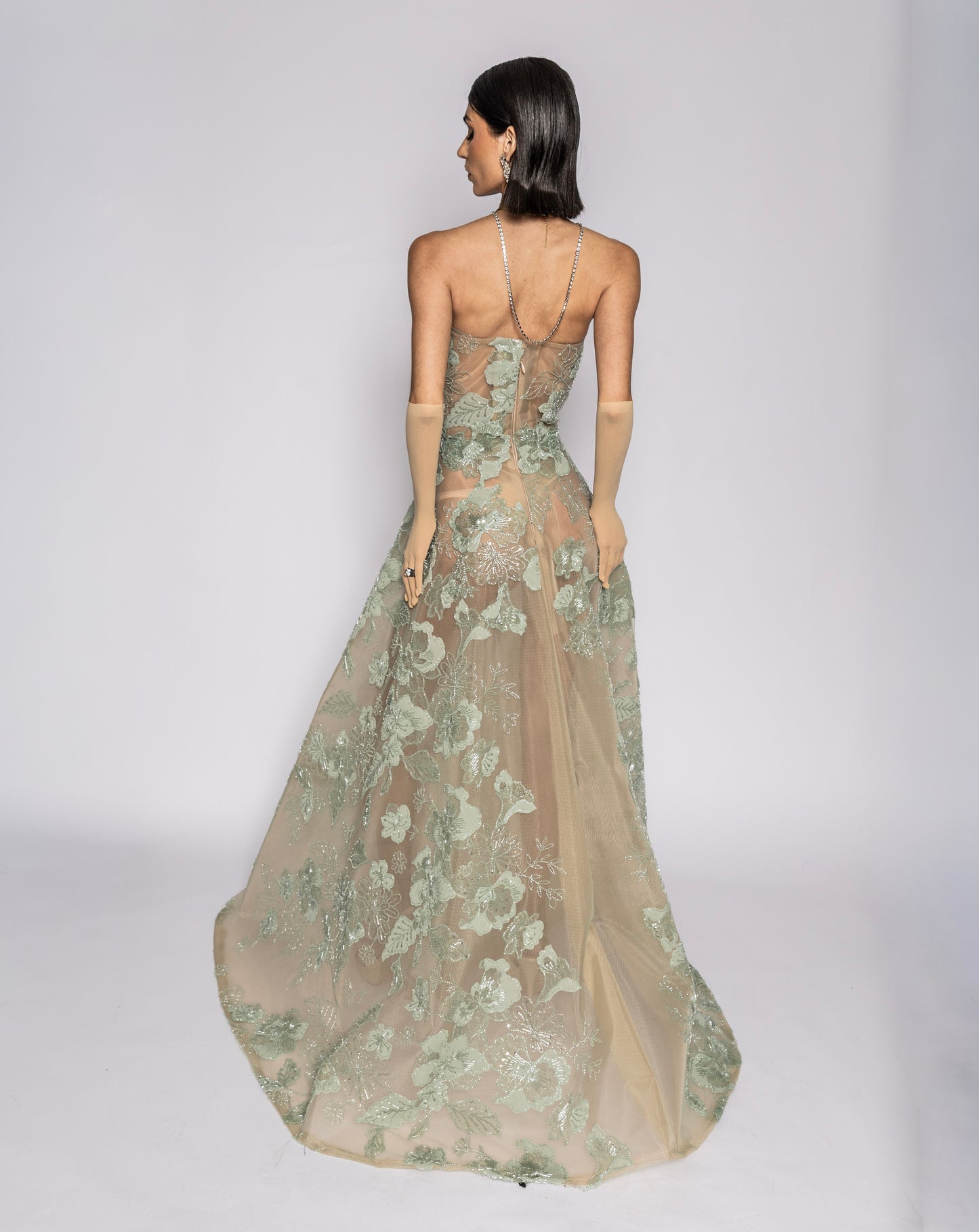 Vestido Céladon