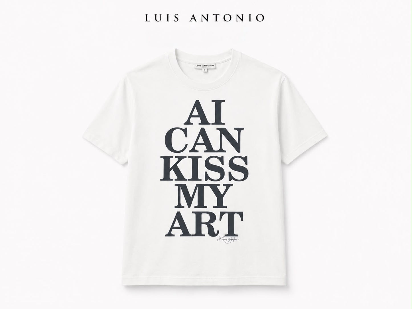 Art Kiss Tee (white)