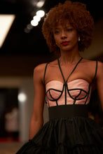 Load image into Gallery viewer, Set: Bustier and taffeta black skirt
