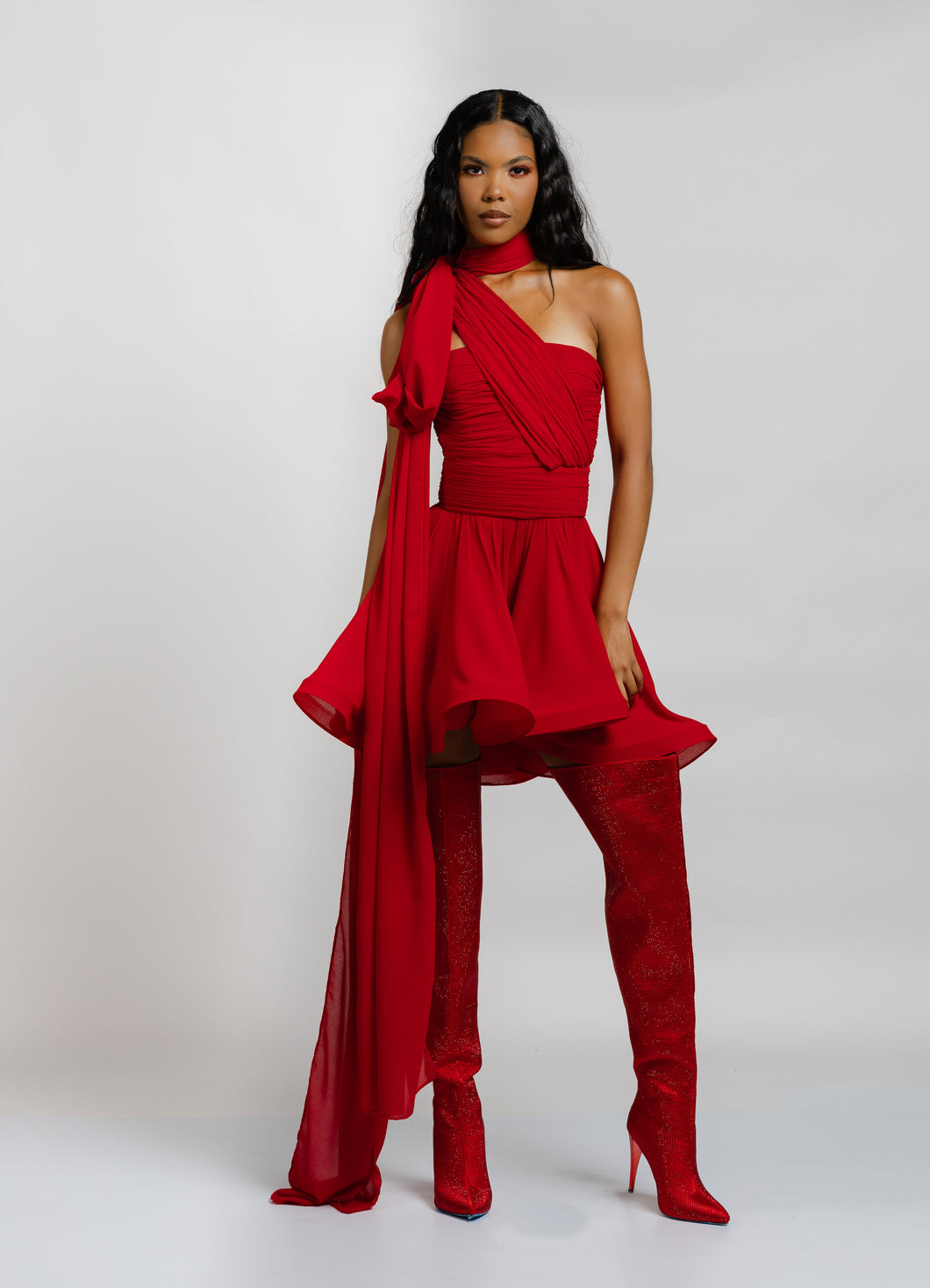 Red Zamira dress