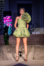 Load image into Gallery viewer, Flower green dress
