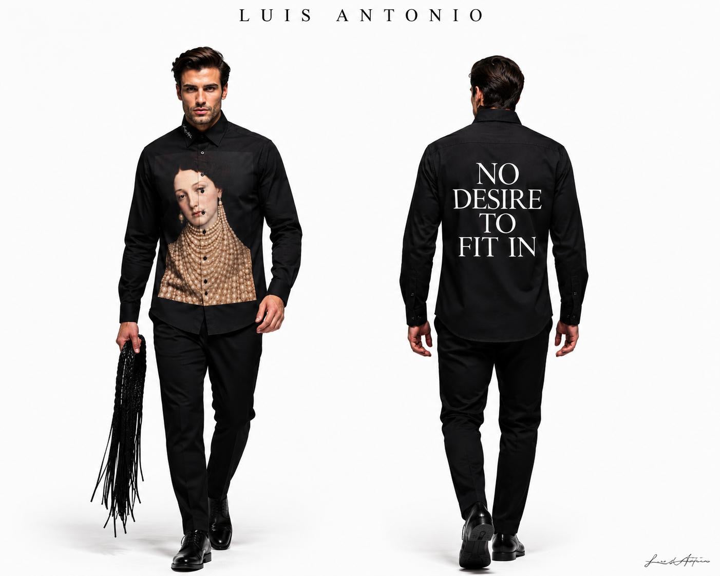White shirt - No desire to fit in