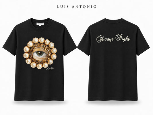 The Pearl Eye Tee (black)