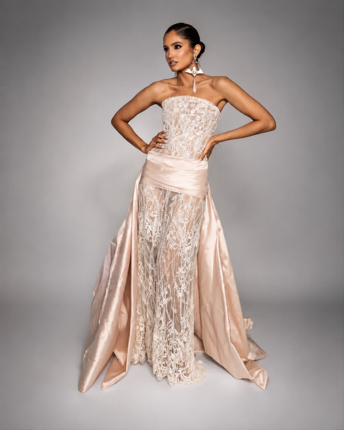 Rosé Lumière Gown