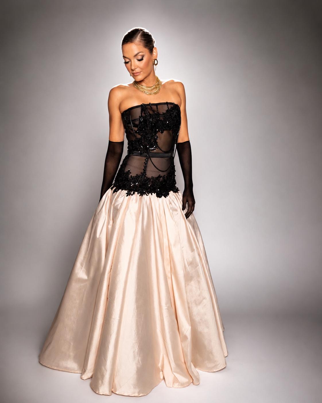 Nocturne Blush Gown