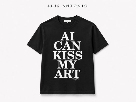 Art Kiss Tee (black)