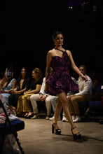 Cargar imagen en el visor de la galería, Purple Lace Mini Dress
