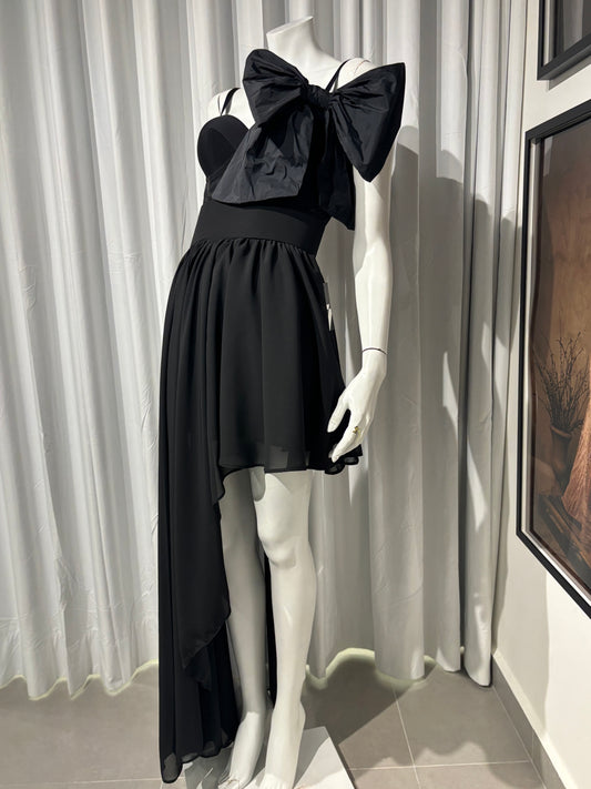 Asymmetrical Black Skirt
