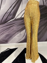 Load image into Gallery viewer, Gold Sequin Pant
