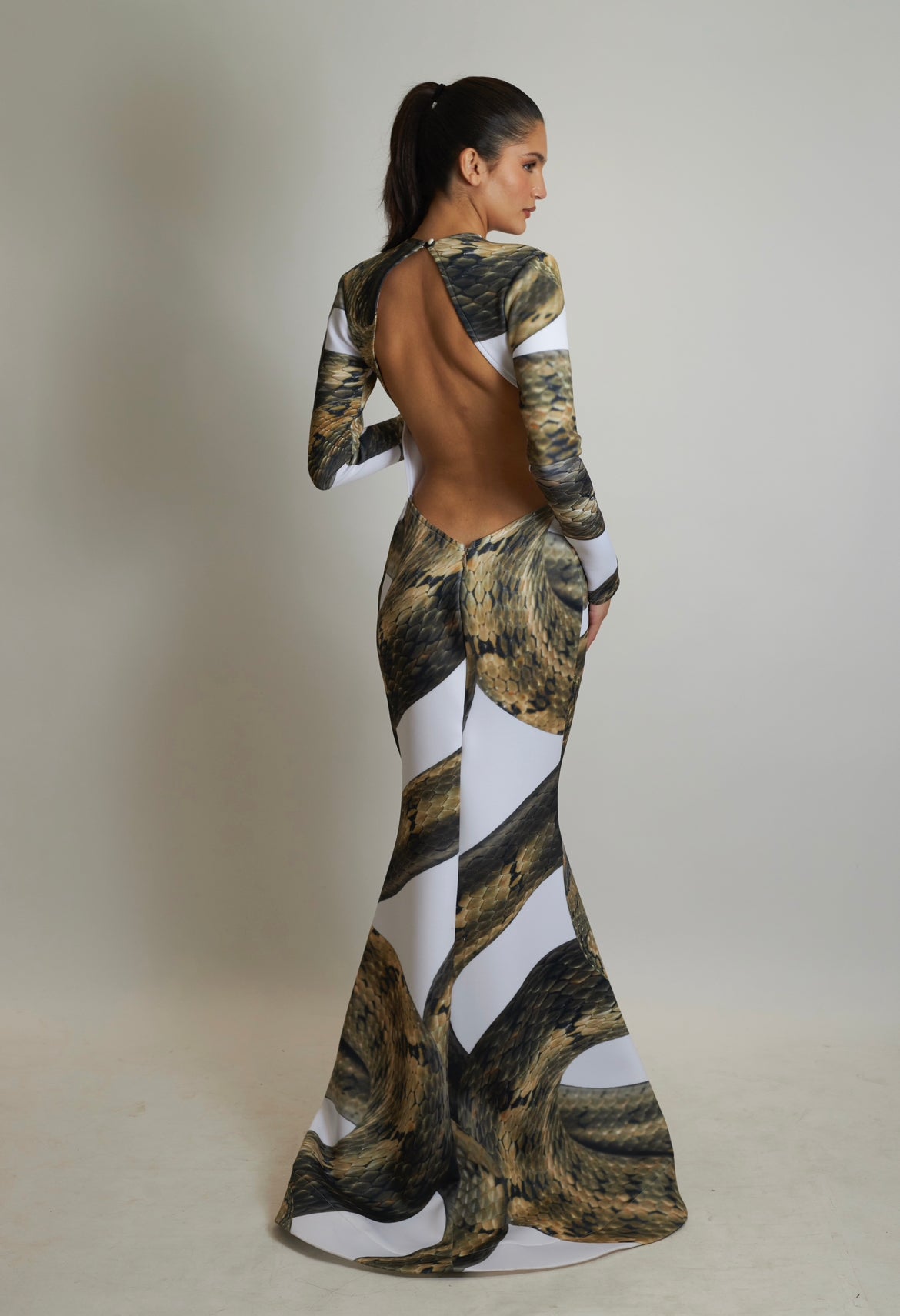 Real Snake Open Back Dress Real Snake Open Back Dress