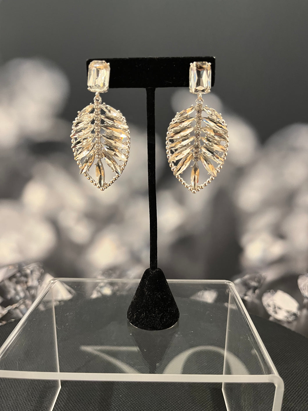 Tree leaf earrings